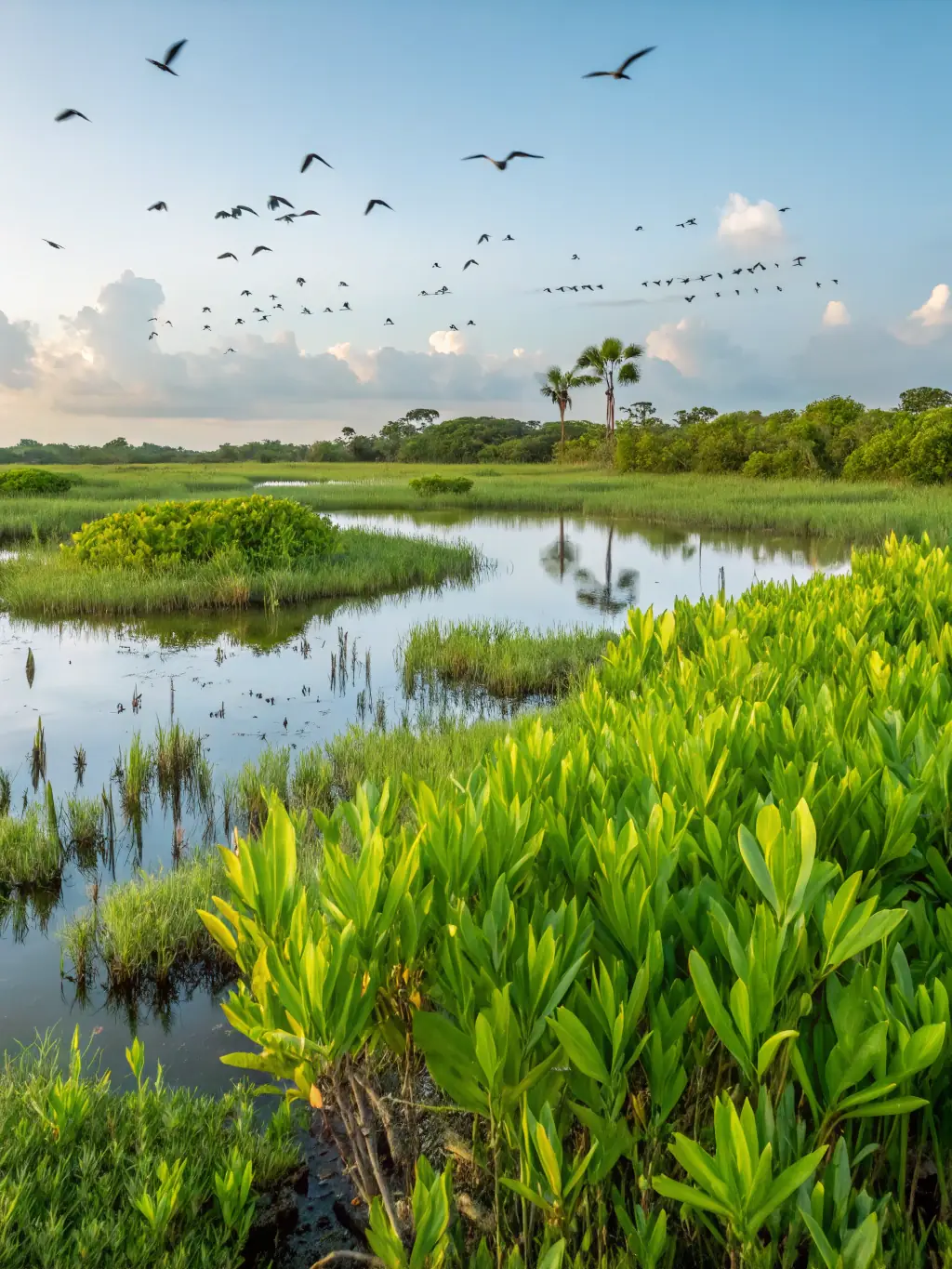 A scenic image showcasing a habitat restoration project undertaken by ASSOCIATION COMMUNALE DE CHASSE AGREEE DE CUSSAC, highlighting efforts to improve local biodiversity and ecological health.